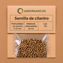 Cargar imagen en el visor de la galería, Semillas de Cilantro Var. Lider