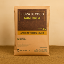 Cargar imagen en el visor de la galería, Fibra de coco 3L - Textura Ligera y Alta Retención de Agua