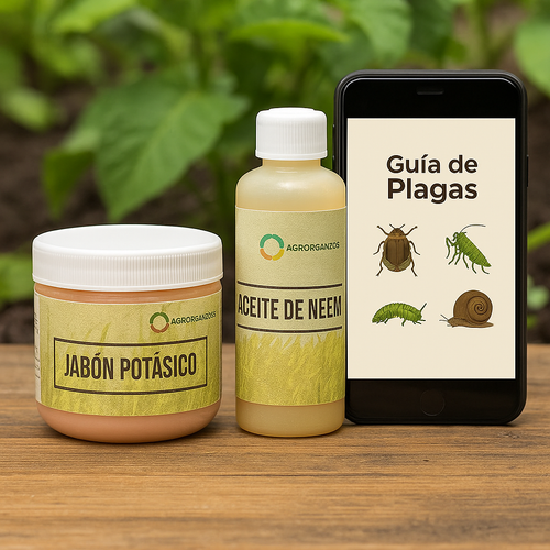 🥇 Aceite de Neem + Jabón Potásico + Libro Digital GRATIS
