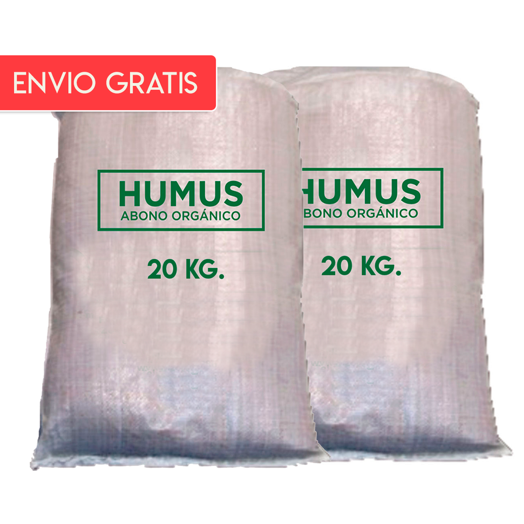 Humus de Lombriz 40 kg.