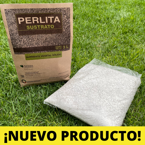 Perlita - Sustrato mineral (3 litros)